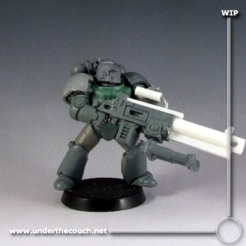 Truescale Heavy Bolter Marine WIP
