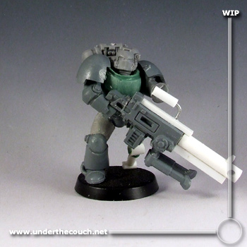 Truescale Heavy Bolter Marine WIP