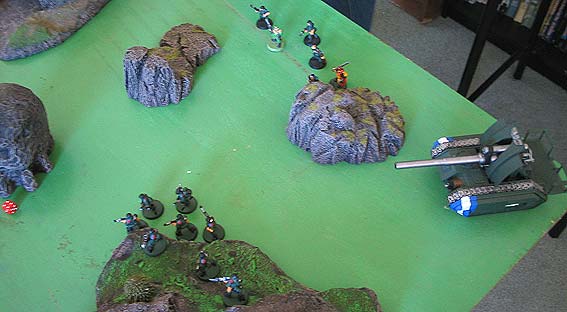 Warhammer 40K Battle Report - Guard VS Marines