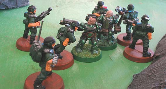 Warhammer 40K Battle Report - Guard VS Marines