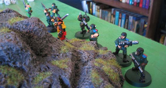 Warhammer 40K Battle Report - Guard VS Marines