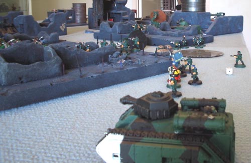 Warhammer 40K Battle Report - Guard vs Chaos