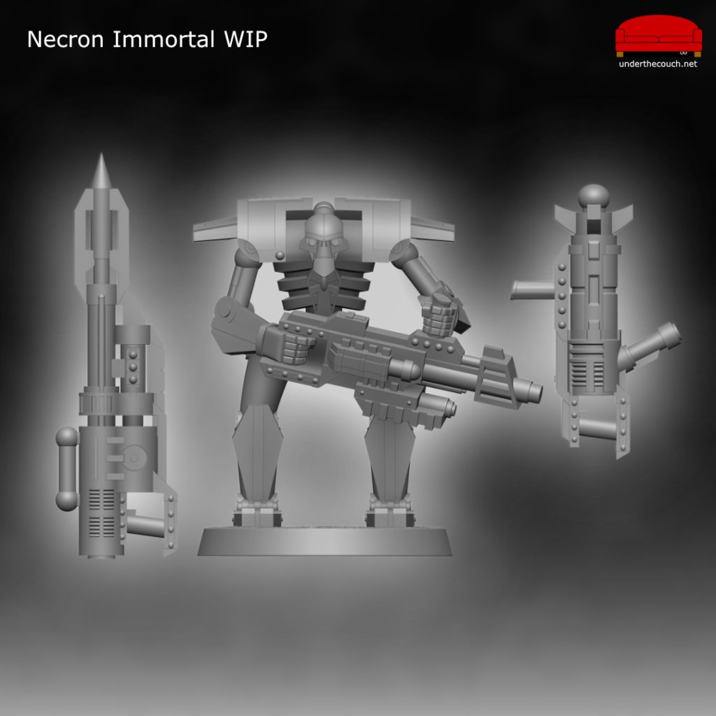 Necron Immortal Sculpt WIP
