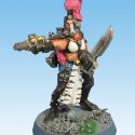 Gang Leader Hera Gang Leader Hera, converted from a metal heavy model.